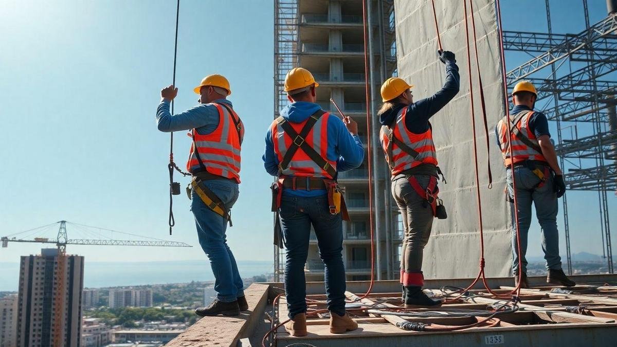 A importância da linha de vida em trabalhos em altura e como escolher a melhor opção
