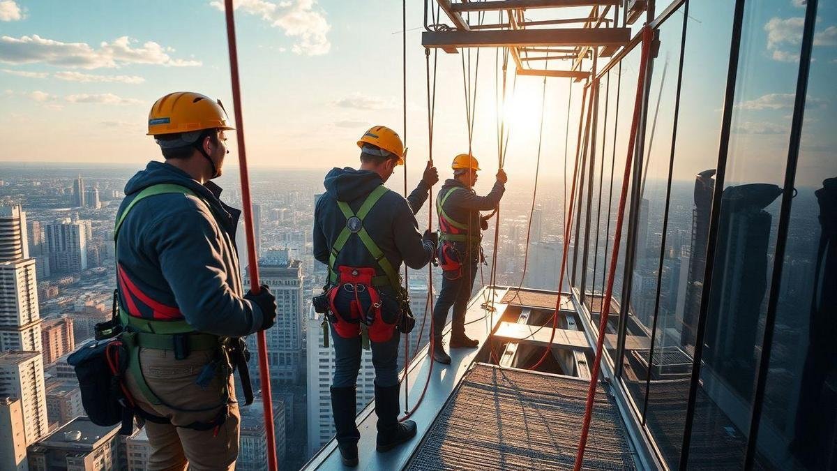Como garantir a correta ancoragem em trabalhos em altura