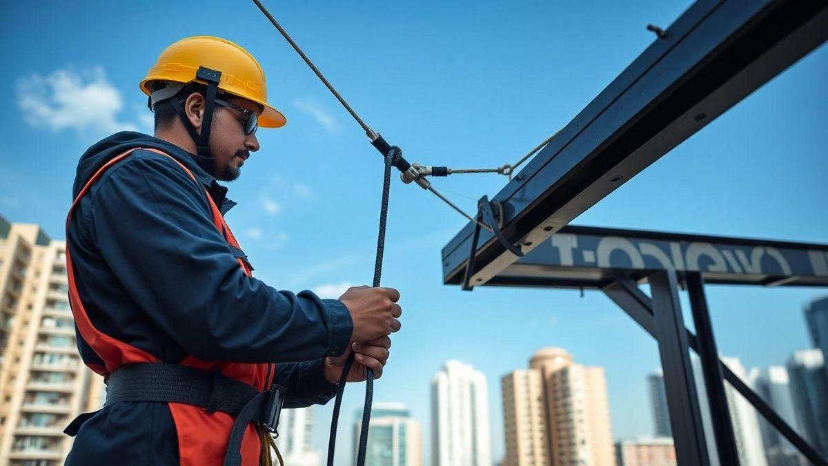 Cuidados e inspeções periódicas em cordas e mosquetões para trabalho em altura