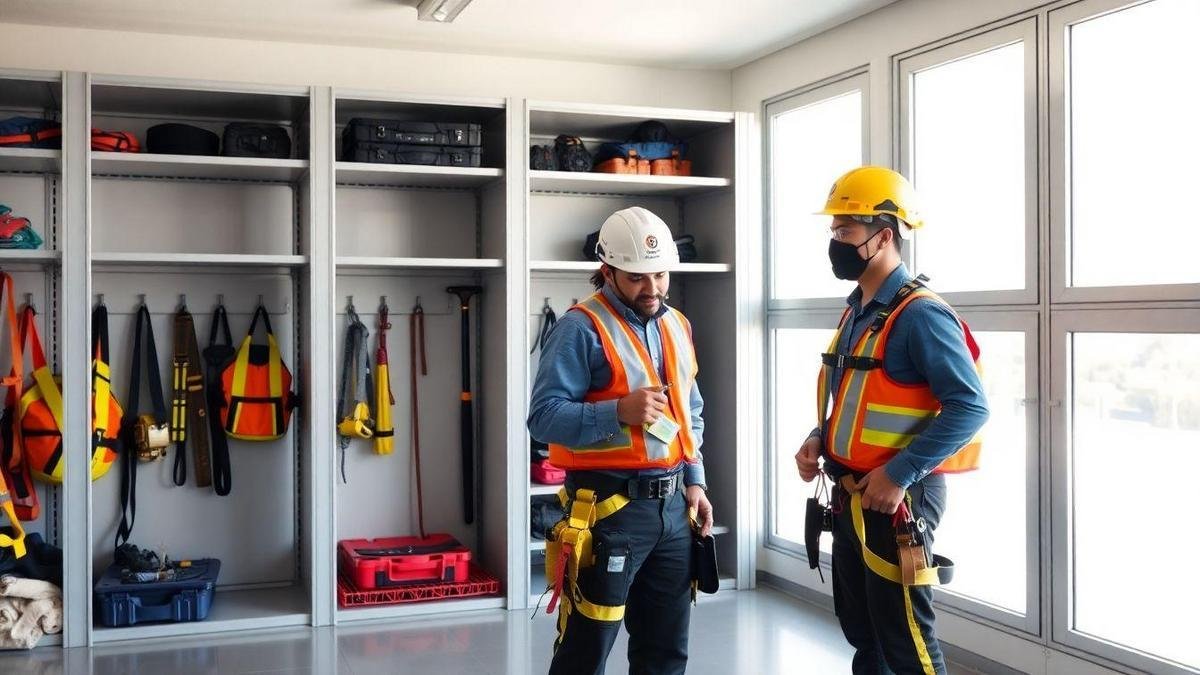 Dicas para transporte e armazenamento seguro de equipamentos para altura