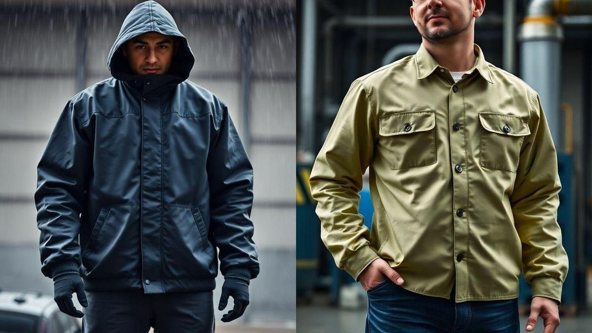 Diferenças entre roupas de segurança impermeáveis e resistentes a líquidos