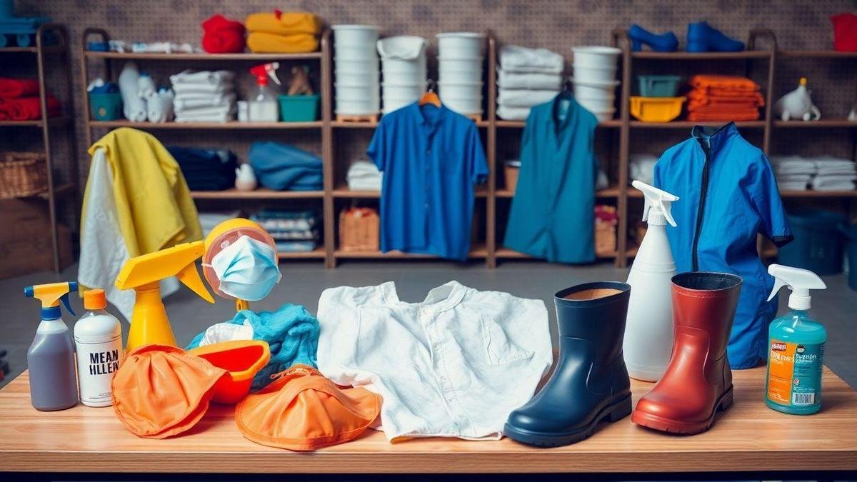 Como escolher EPIs descartáveis para serviços de facilities e limpeza